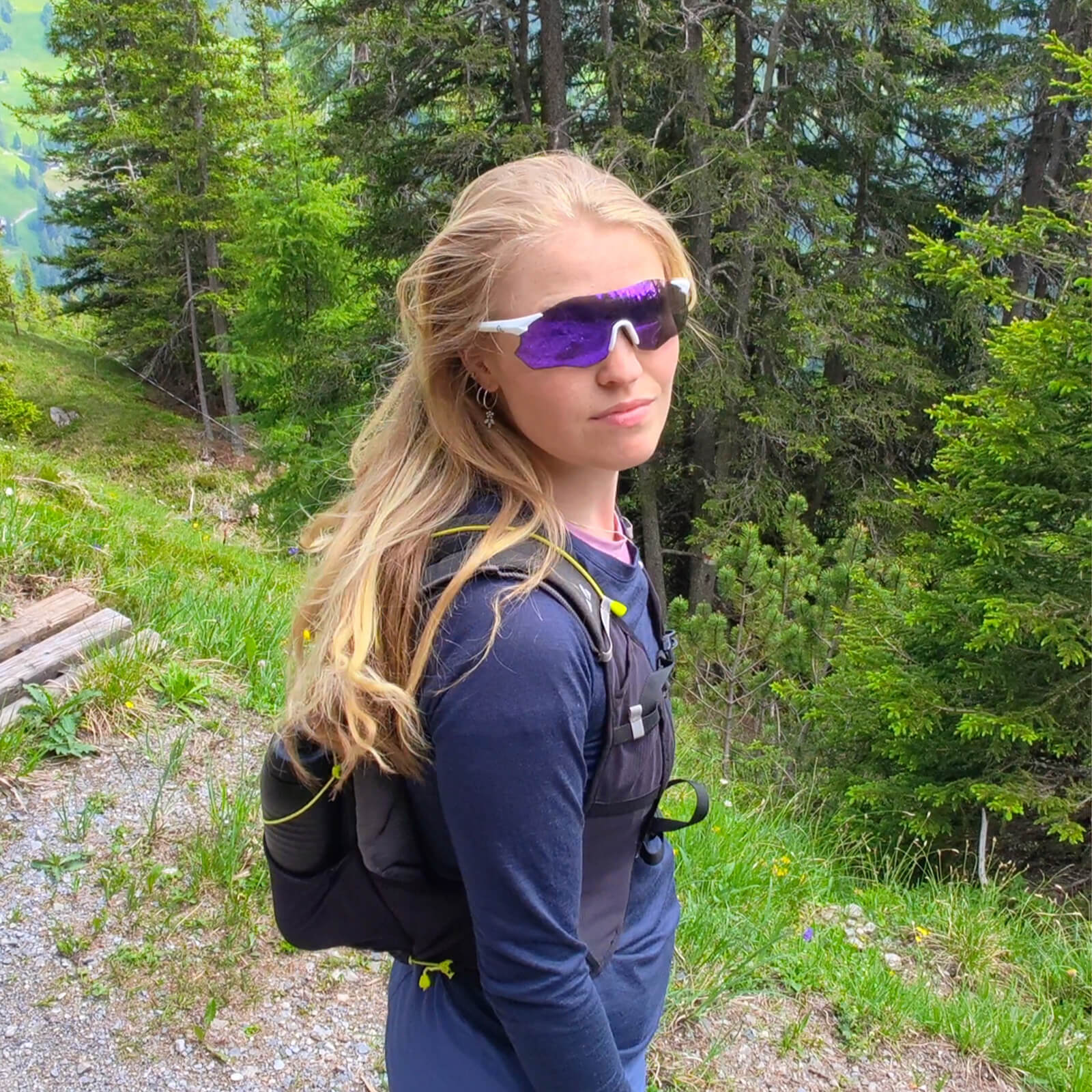 ROCKBROS Fahrradbrille Verspiegelte Gläser UV400-Schutz Ohne Rahmen -SWIFT