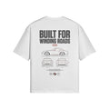 T-Shirt BUILT FOR WINDING ROADS Rückseite White