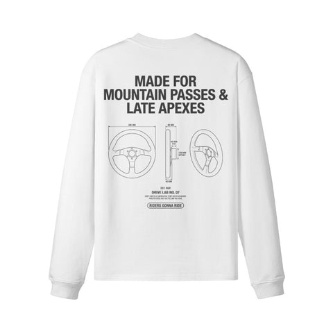 Longsleeve MOUNTAIN PASSES Rückseite White
