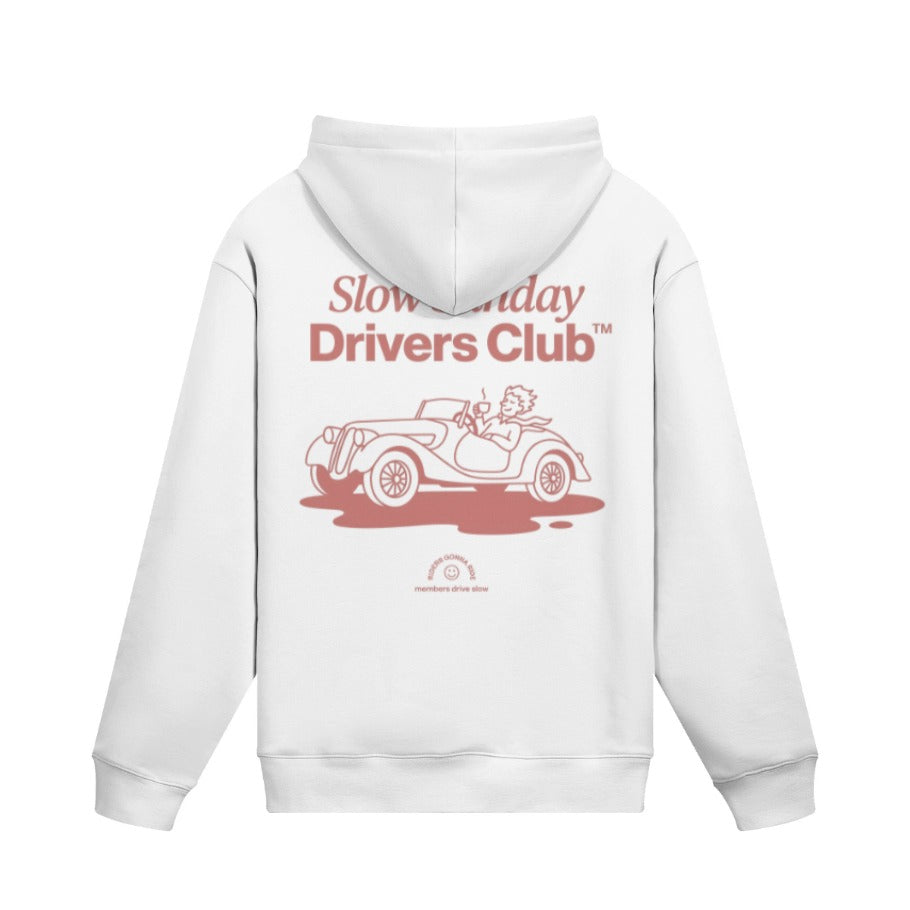 Hoodie SLOW SUNDAY DRIVERS CLUB Rückseite White