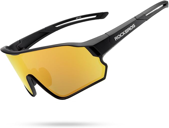 ROCKBROS Fahrradbrille Polarisiert UV400 Schutz Ultraleicht