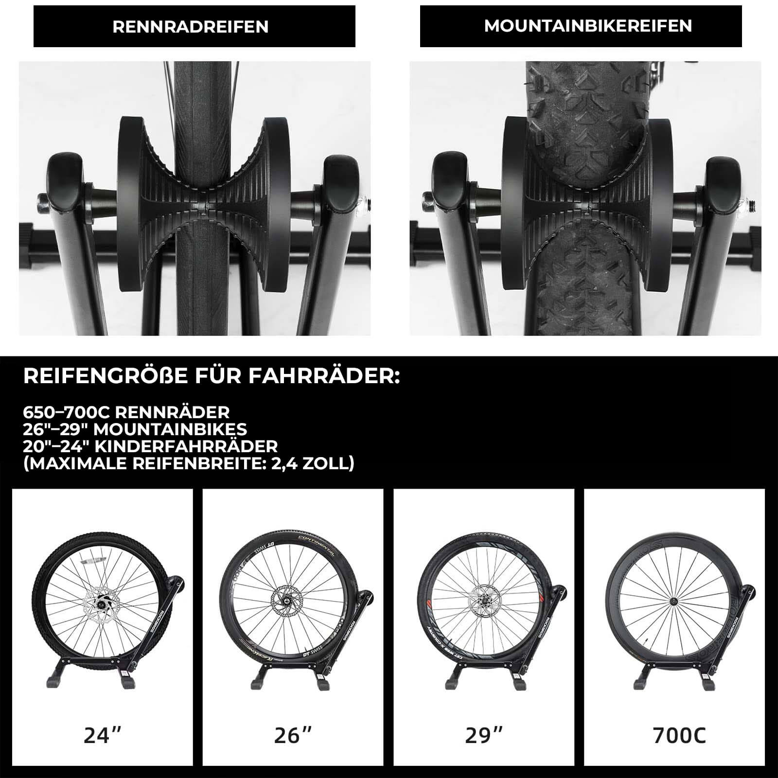 ROCKBROS Fahrradständer Faltbar aus Kohlenstoffstahl