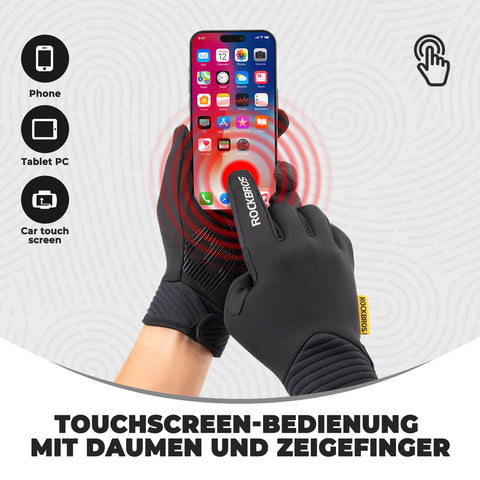 ROCKBROS Fahrradhandschuhe Touchscreen-fähig mit SBR-Polsterung - RIDERS GONNA RIDE®