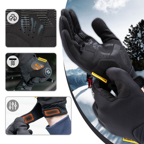 ROCKBROS Fahrradhandschuhe Touchscreen-fähig mit SBR-Polsterung - RIDERS GONNA RIDE®