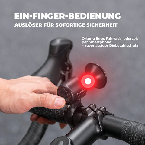 ROCKBROS Fahrradklingel Elektrisch 120dB Ton IPX5 Wasserschutz Smartphone Tracking - RIDERS GONNA RIDE®