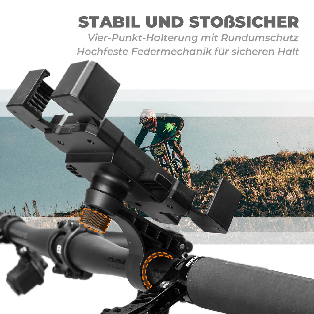 Fahrrad Handyhalterung 360° Drehbar für Handy 4.5~7.2" - RIDERS GONNA RIDE®