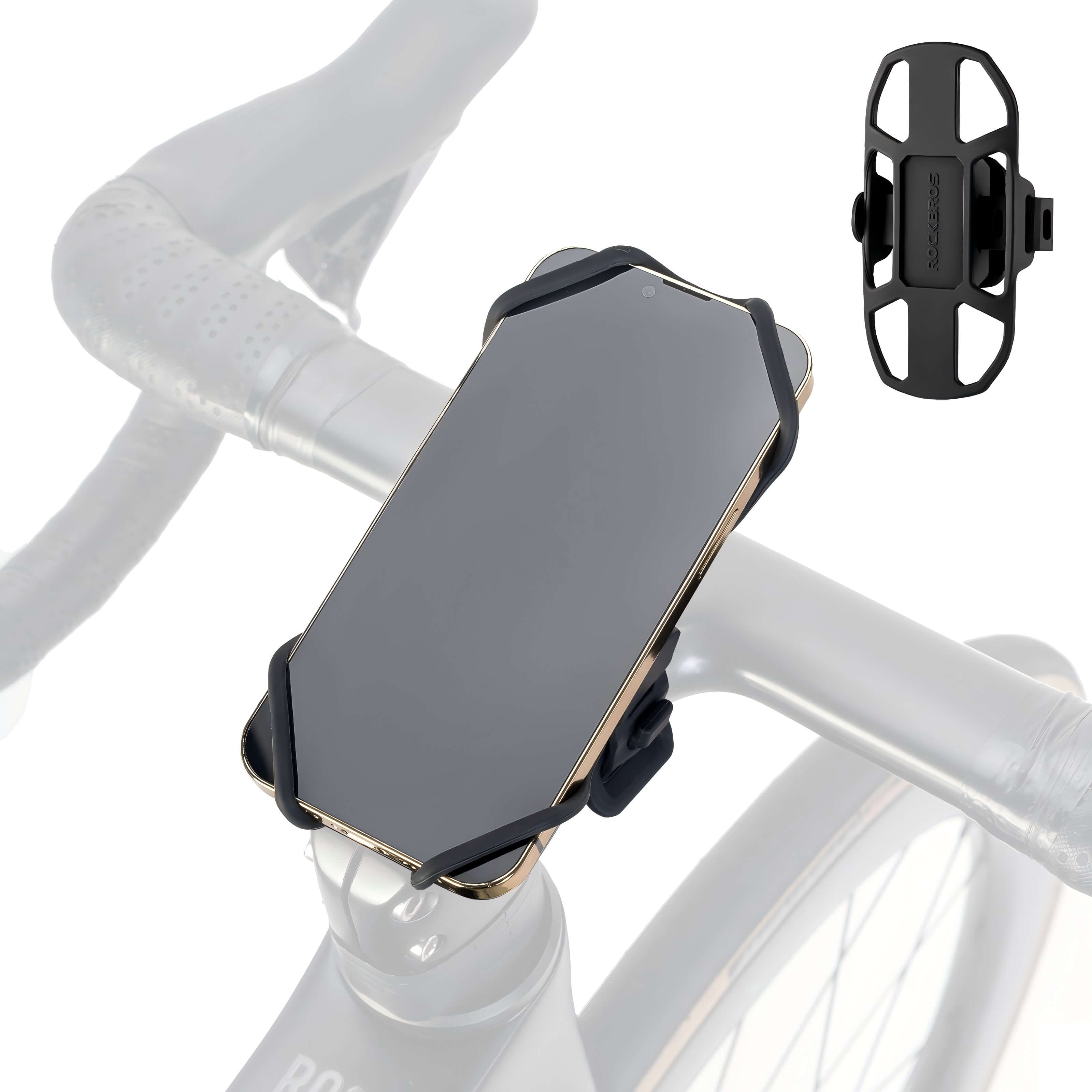 ROCKBROS Fahrrad Handyhalterung Stoßdämpfend Kratzfest für 4