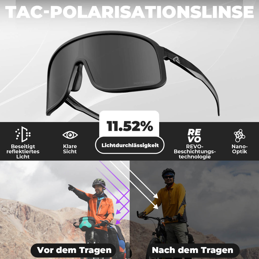 Fahrradbrille Polarisiert Sonnenbrille UV400-Schutz – SHOWDOW Serie - RIDERS GONNA RIDE®