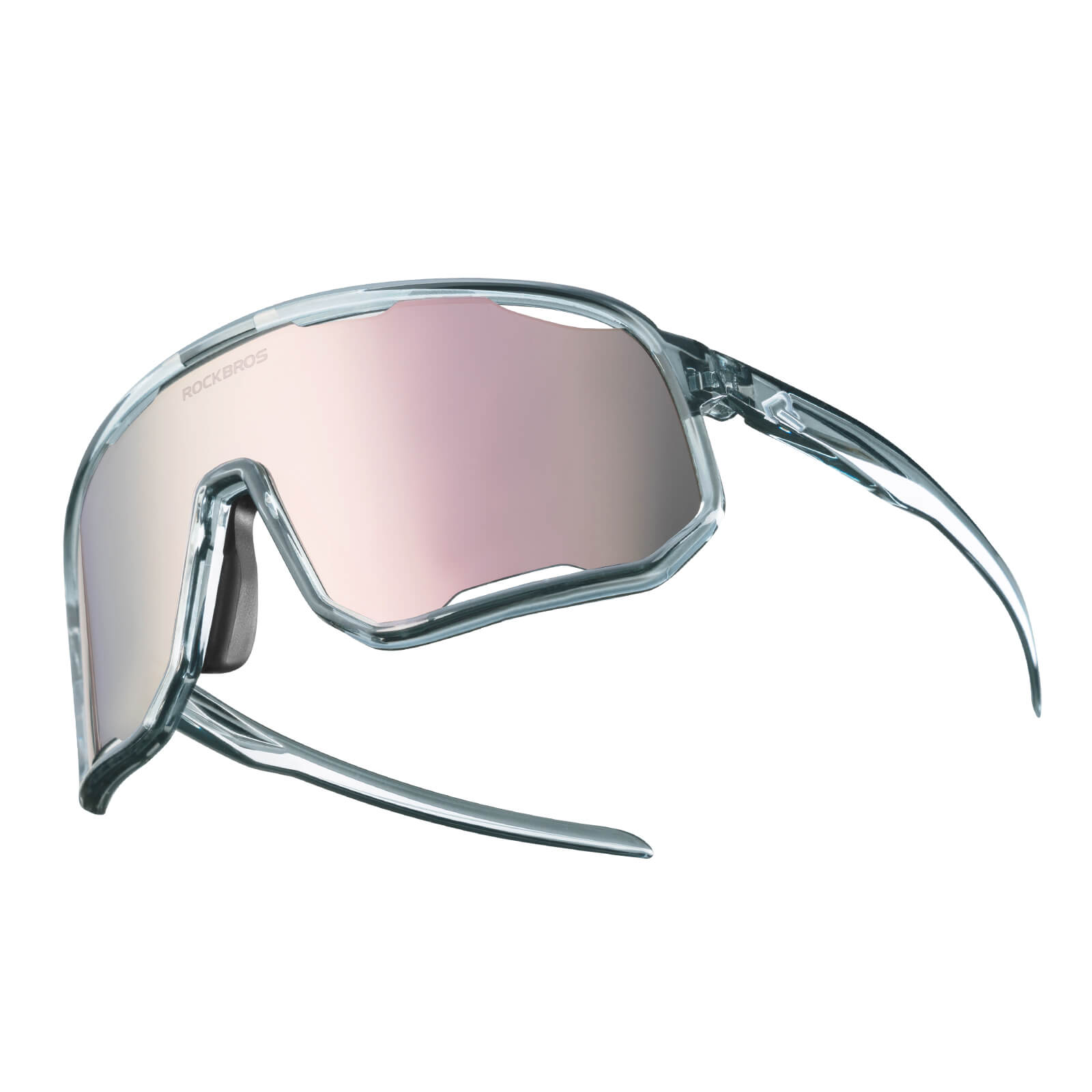 ROCKBROS Fahrradbrille Polarisierte Sonnenbrille UV-Schutz  Wechsel-Nasenpads Damen/Herren