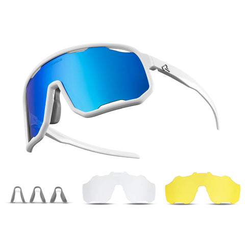 ROCKBROS Fahrradbrille Polarisierte Sonnenbrille UV-Schutz Wechsel-Nasenpads Damen/Herren - RIDERS GONNA RIDE®
