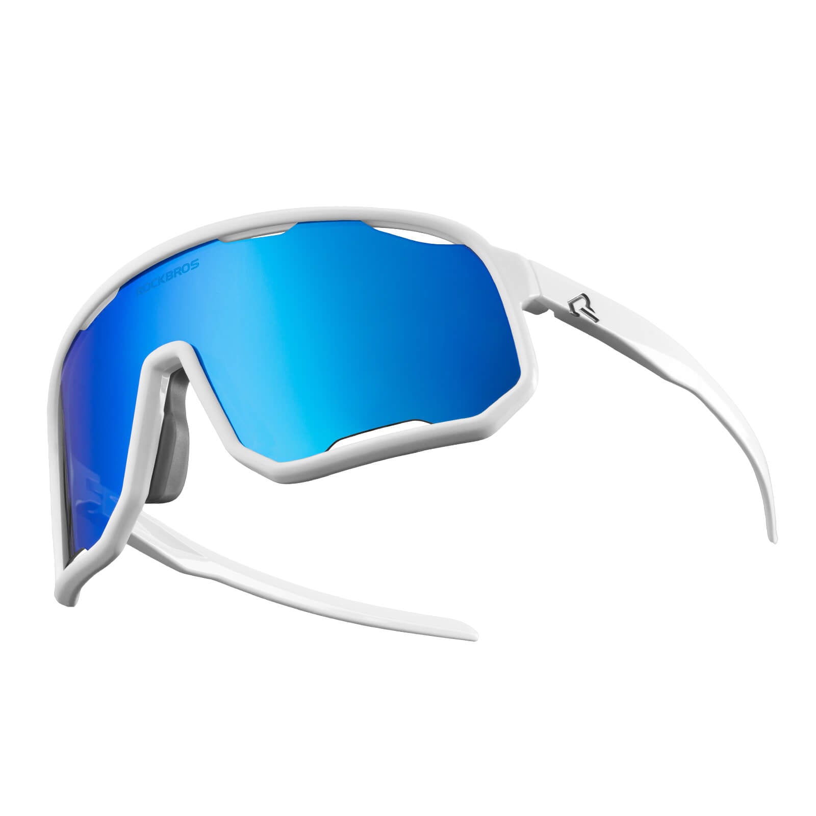 ROCKBROS Fahrradbrille Polarisierte Sonnenbrille UV-Schutz Wechsel-Nasenpads Damen/Herren