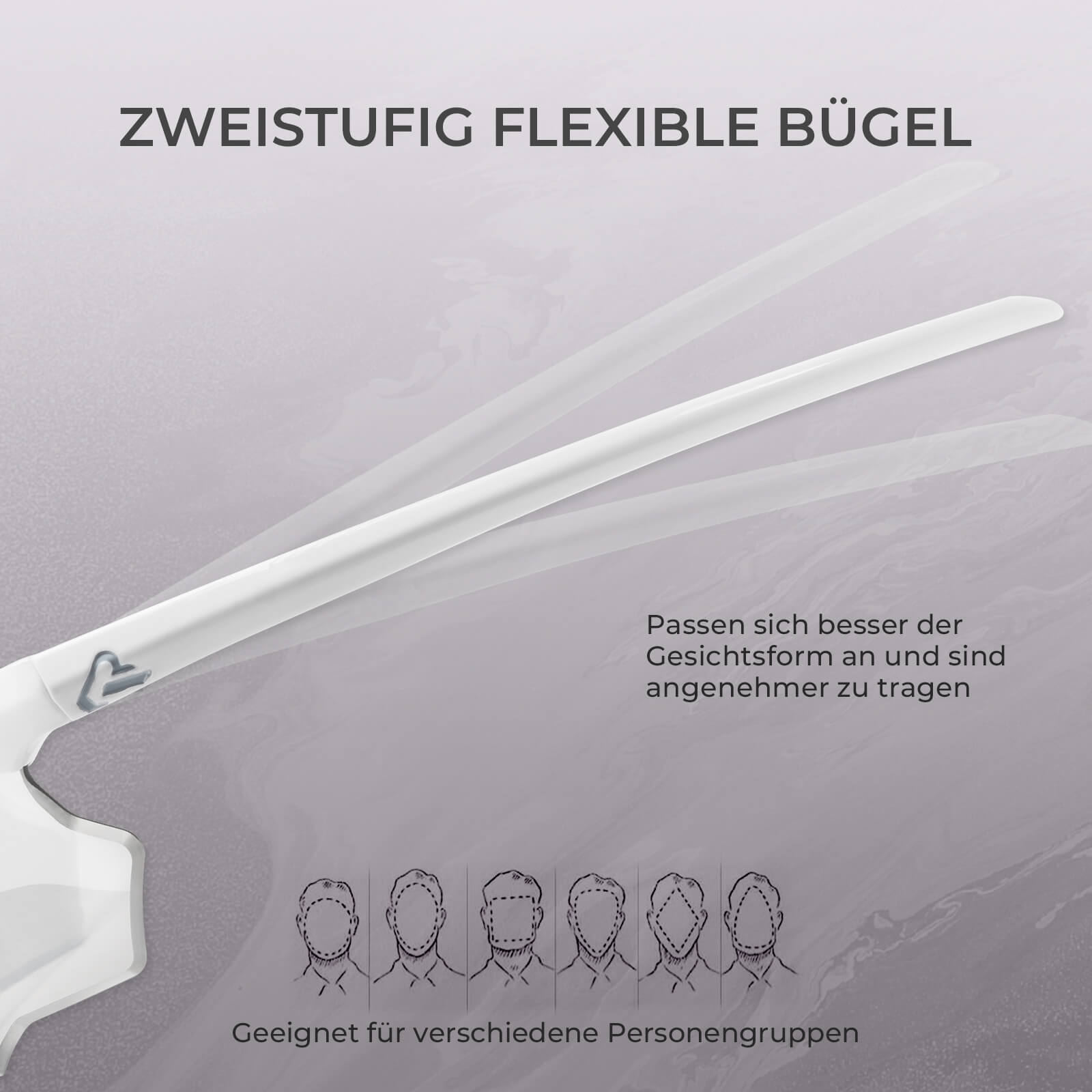 verspiegelte fahrradbrille ROCKBROS Fahrradbrille Verspiegelte Gläser UV400-Schutz Ohne Rahmen -SWIFT