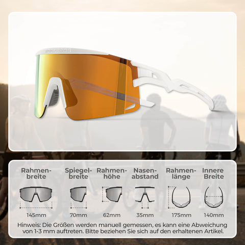 ROCKBROS Fahrradbrille Selbsttönend/Polarisiert Winddicht UV-Schutz - RIDERS GONNA RIDE®