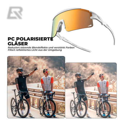 ROCKBROS Fahrradbrille Selbsttönend/Polarisiert Winddicht UV-Schutz - RIDERS GONNA RIDE®
