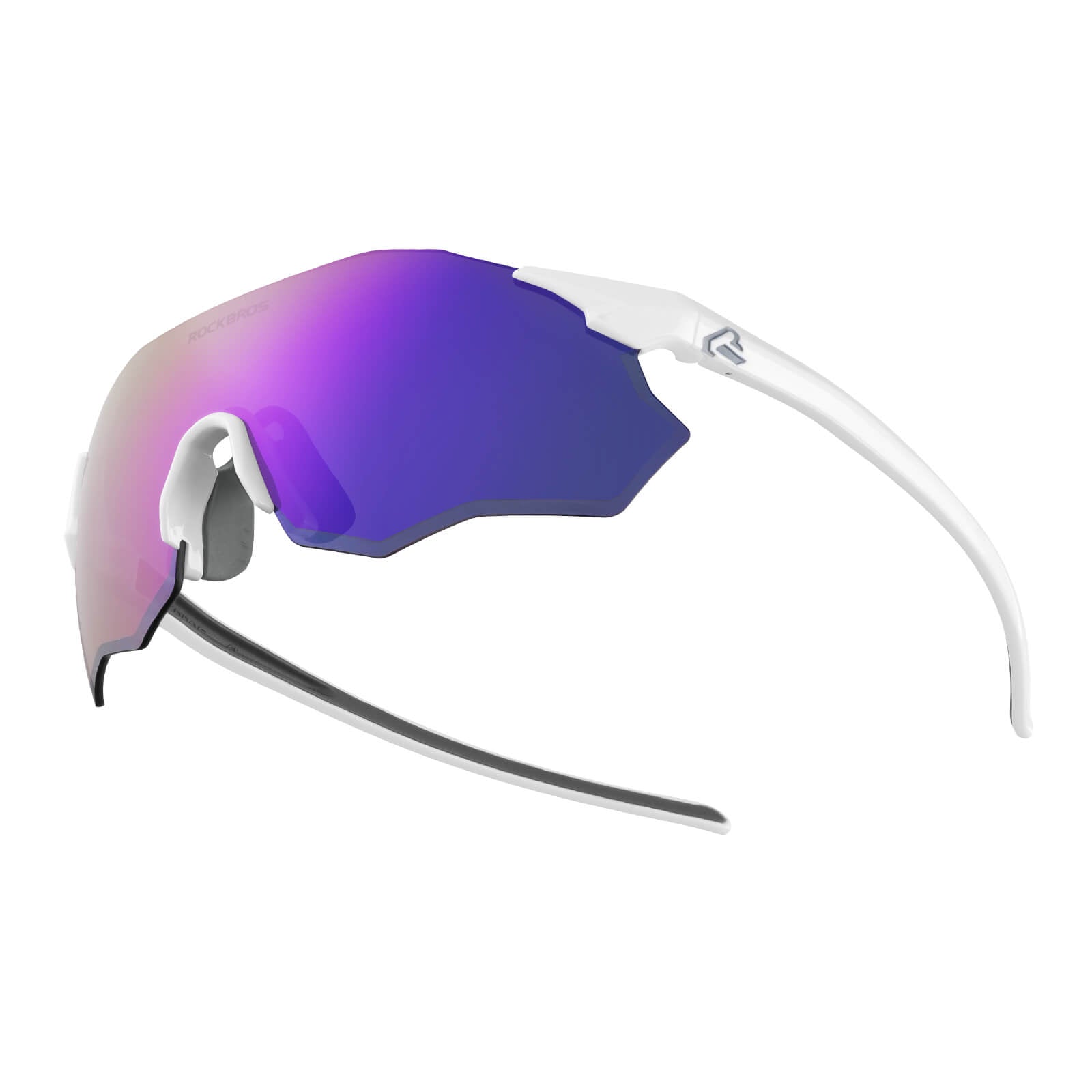 ROCKBROS Fahrradbrille Verspiegelte Gläser UV400-Schutz Ohne Rahmen -SWIFT