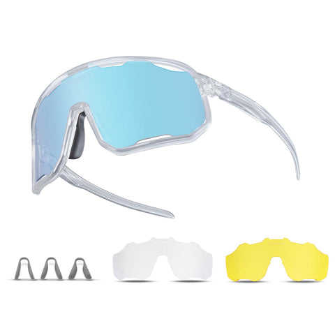 ROCKBROS Fahrradbrille Selbsttönende Sonnenbrille UV-Schutz Wechsel-Nasenpads Damen/Herren - RIDERS GONNA RIDE®