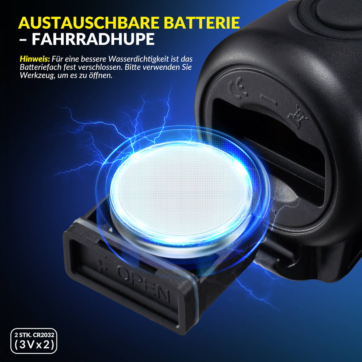 Fahrradklingel Elektrisch 120dB Ton IPX4 Wasserschutz Kinder/Erwachsene - RIDERS GONNA RIDE®