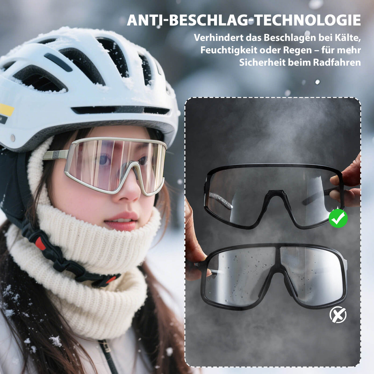 Anti-Beschlag Sonnenbrille Selbsttönend UV400 Schutz - RIDERS GONNA RIDE®