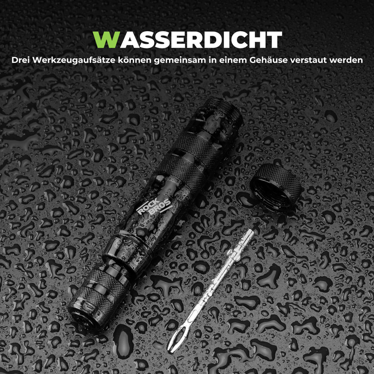 Tubeless Reifenpannenset mit Gummistopfen, Aluminiumgehäus, Griff - RIDERS GONNA RIDE®