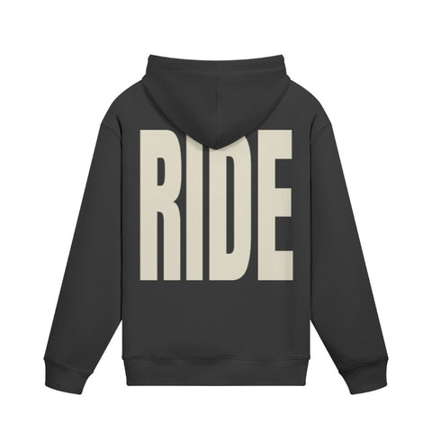 Hoodie RIDE Rückseite Black