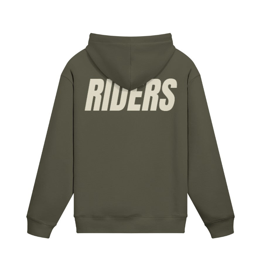 Hoodie RIDERS Rückseite Charcoal Grey
