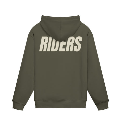 Hoodie RIDERS Rückseite Charcoal Grey