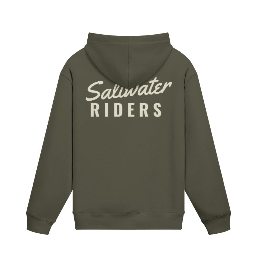 Hoodie SALTWATER RIDERS Rückseite Charcoal Grey