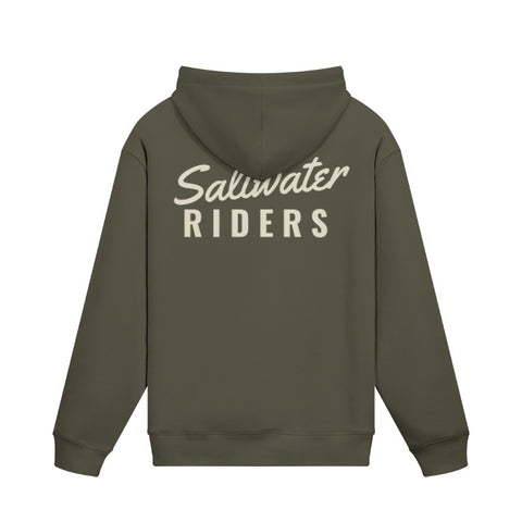 Hoodie SALTWATER RIDERS Rückseite Charcoal Grey