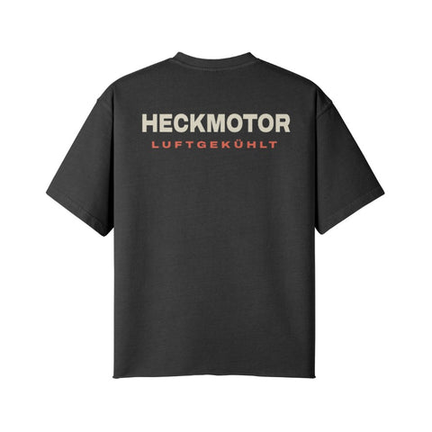 T-Shirt HECKMOTOR Rückseite Faded Black