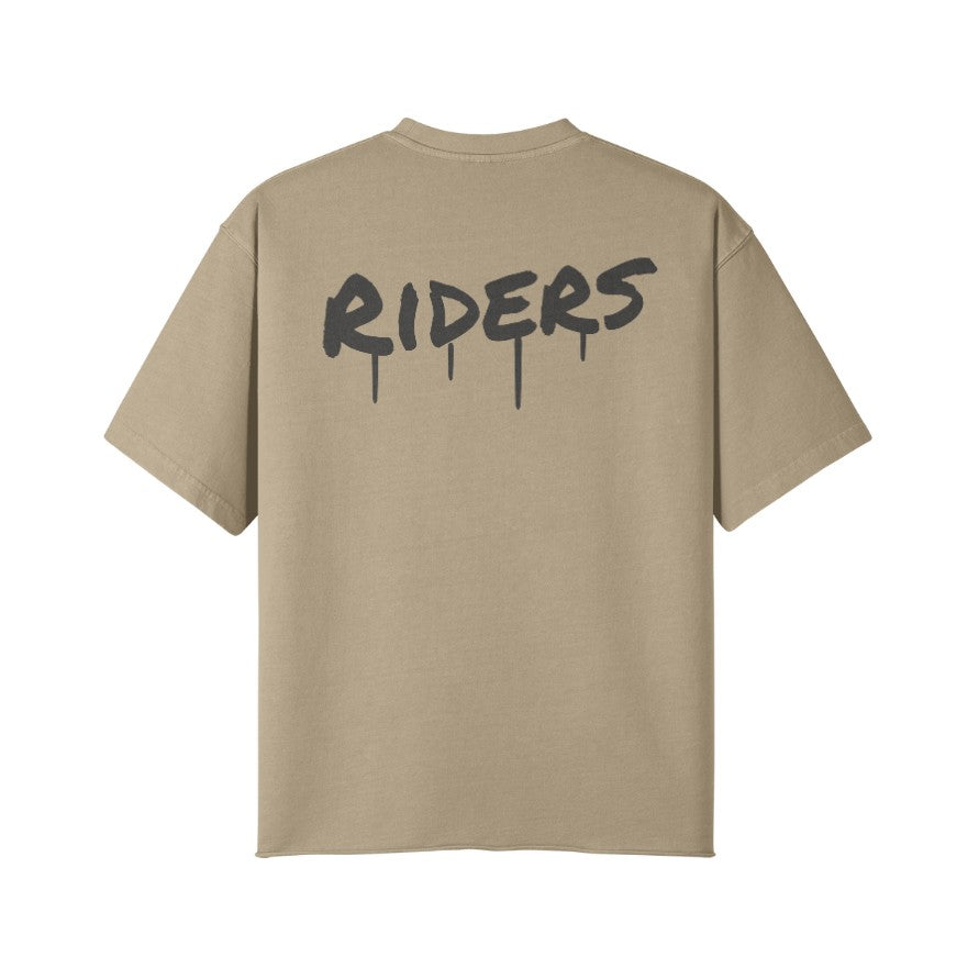 T-Shirt RIDERS MARKER Rückseite Khaki