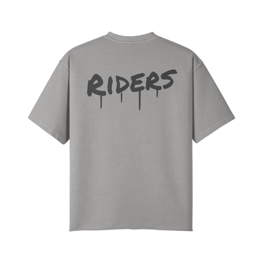T-Shirt RIDERS MARKER Rückseite Light Gray