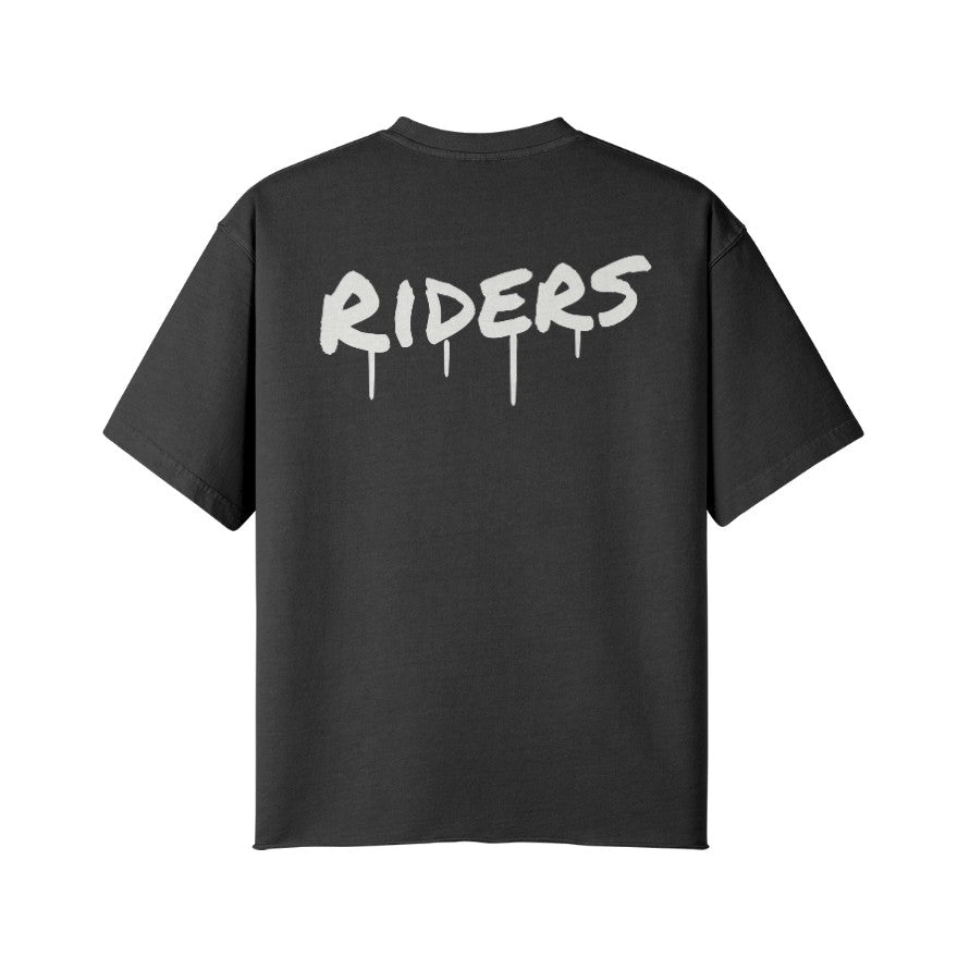 T-Shirt RIDERS MARKER Rückseite Faded Black