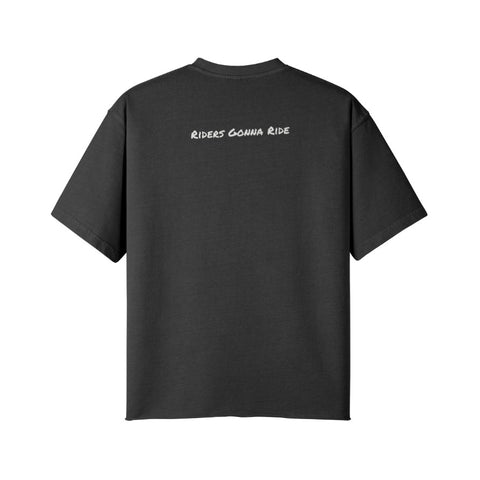 T-Shirt RIDERS ONLY Rückseite Faded Black