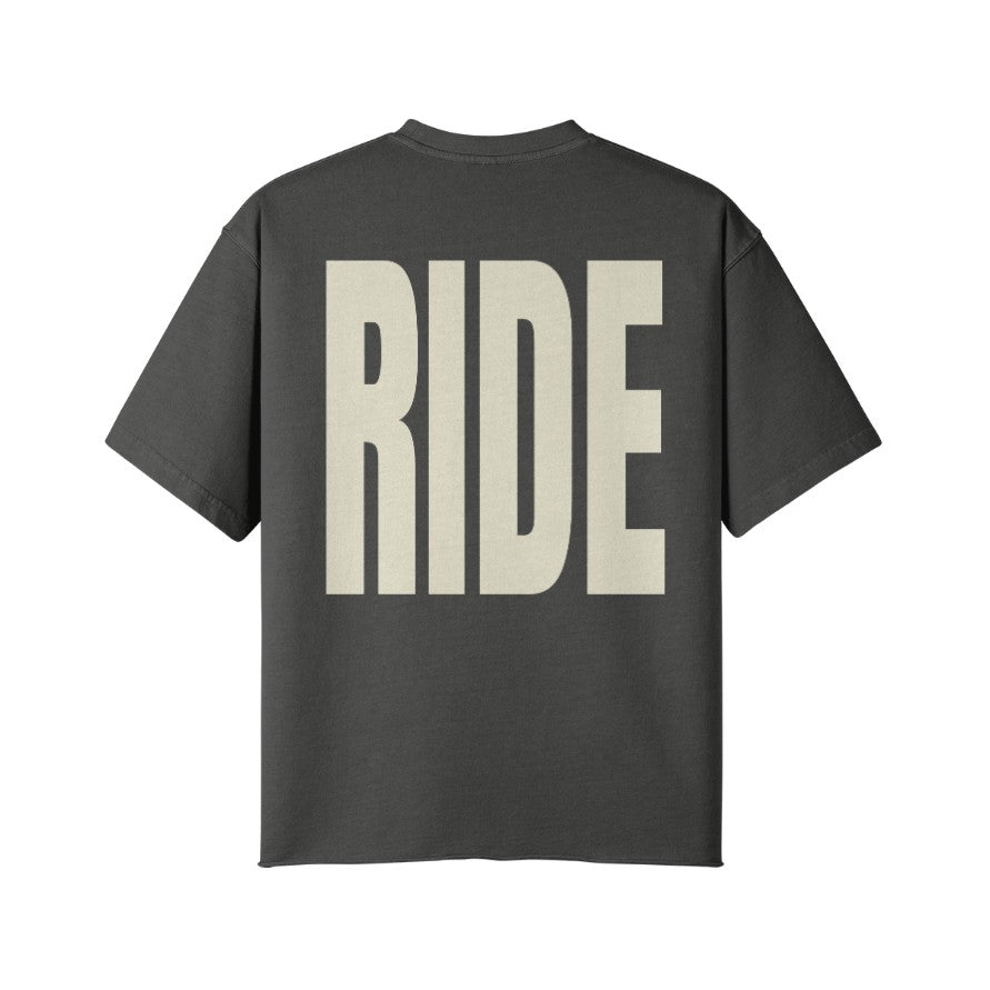 T-Shirt RIDE Rückseite Dark Gray