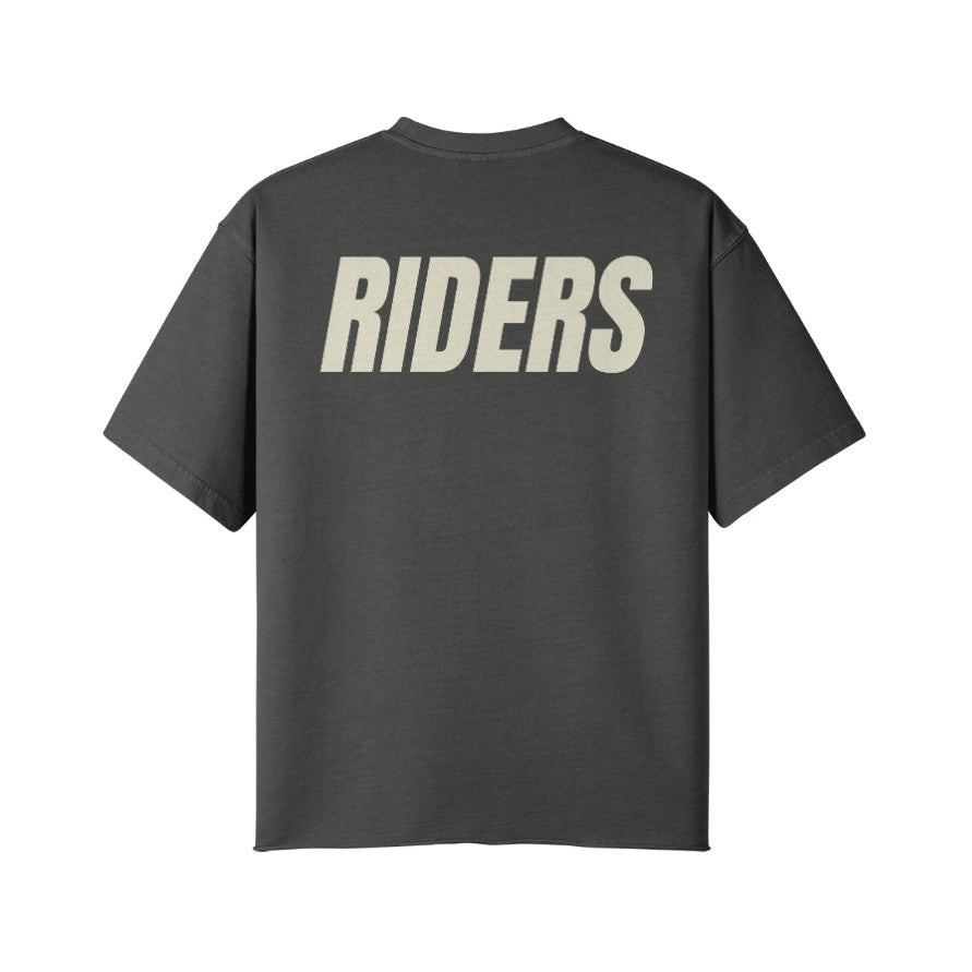 T-Shirt RIDERS Rückseite Dark Gray