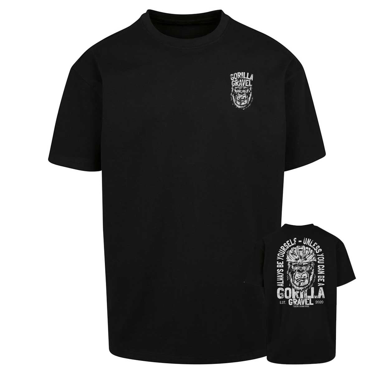 Oversized T-Shirt GORILLA GRAVEL - RIDERS GONNA RIDE®